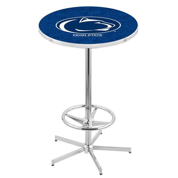 42" Chrome Penn State Pub Table